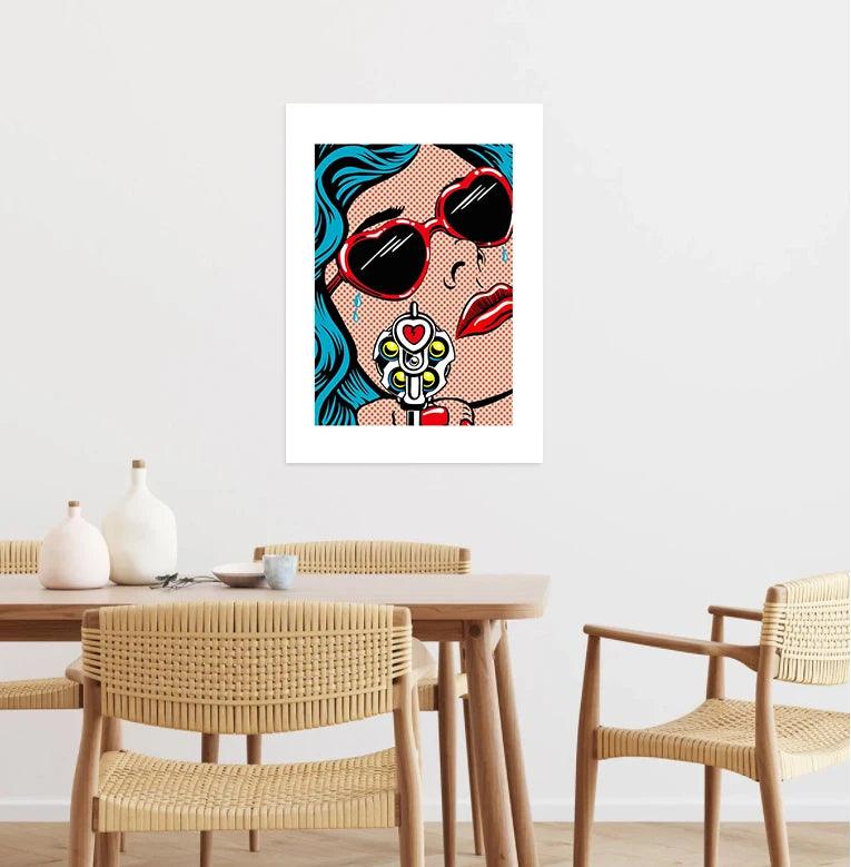 Retro Comics Pop Art TG050-18 Suspense Multi-Frame Poster Ziggy's Pop Toy Shoppe