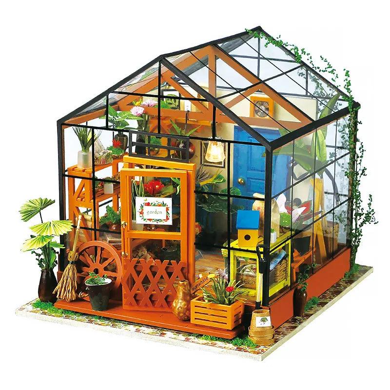 Robotime DIY Sam's Study Wooden Miniature Dollhouse 1:24 Ziggy's Pop Toy Shoppe