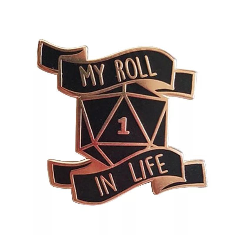 Role Players Natural One Lapel Pin Ziggy's Pop Toy Shoppe