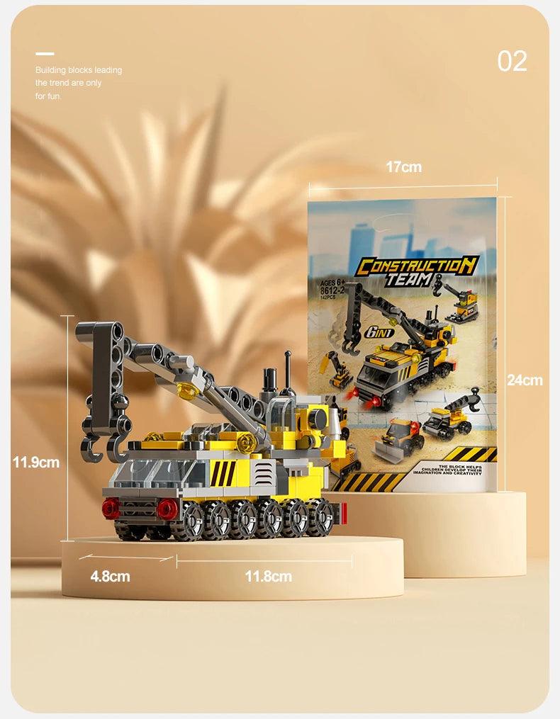 City Response Vehicles and Amenities Building Blocks Sets
