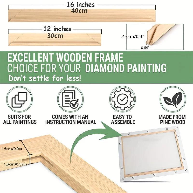 DIY Wood Picture Frames for Canvas