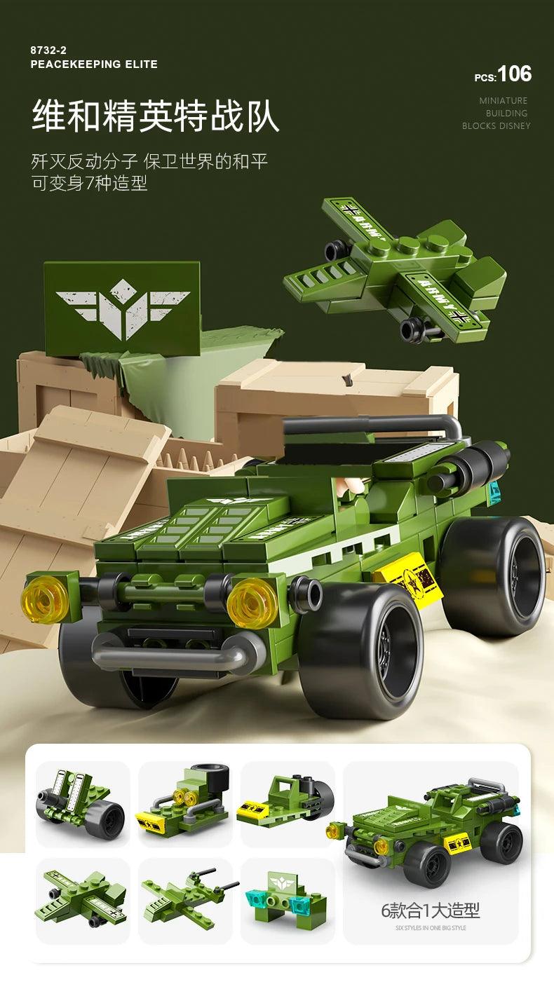 City Response Vehicles and Amenities Building Blocks Sets