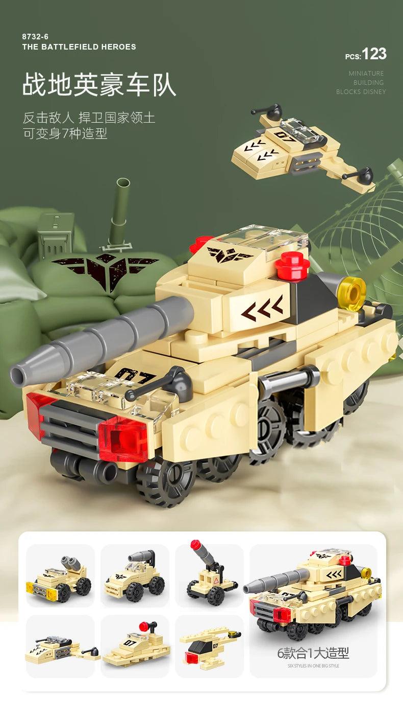 City Response Vehicles and Amenities Building Blocks Sets