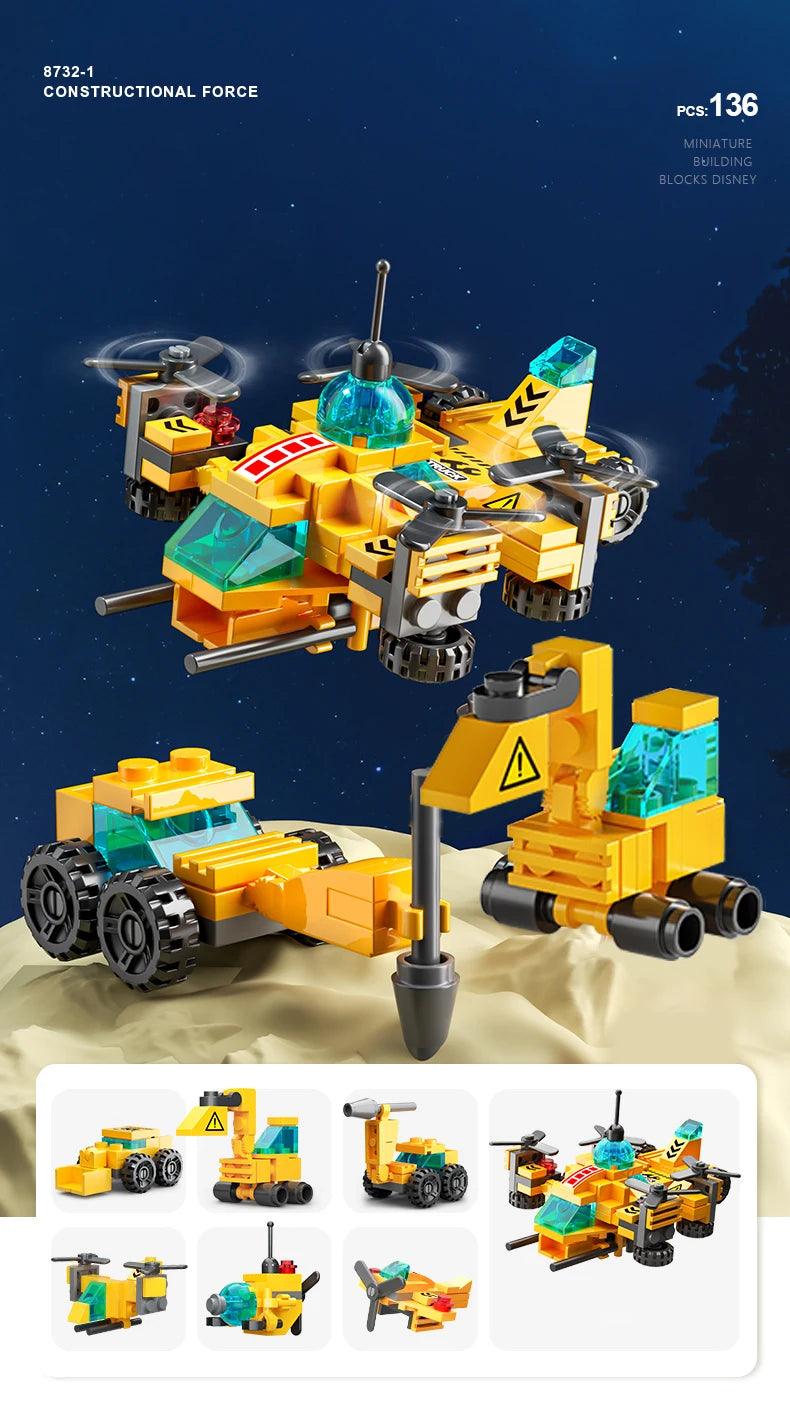 City Response Vehicles and Amenities Building Blocks Sets