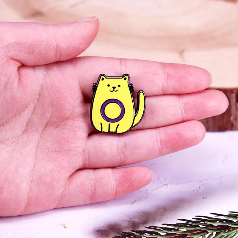 C5181 Anime Cat Manga Enamel Pins