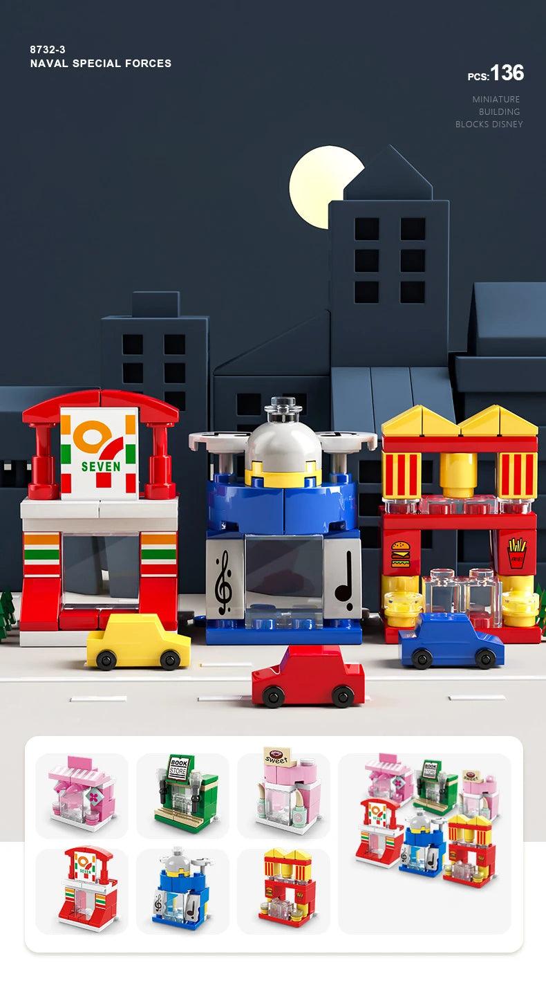 City Response Vehicles and Amenities Building Blocks Sets