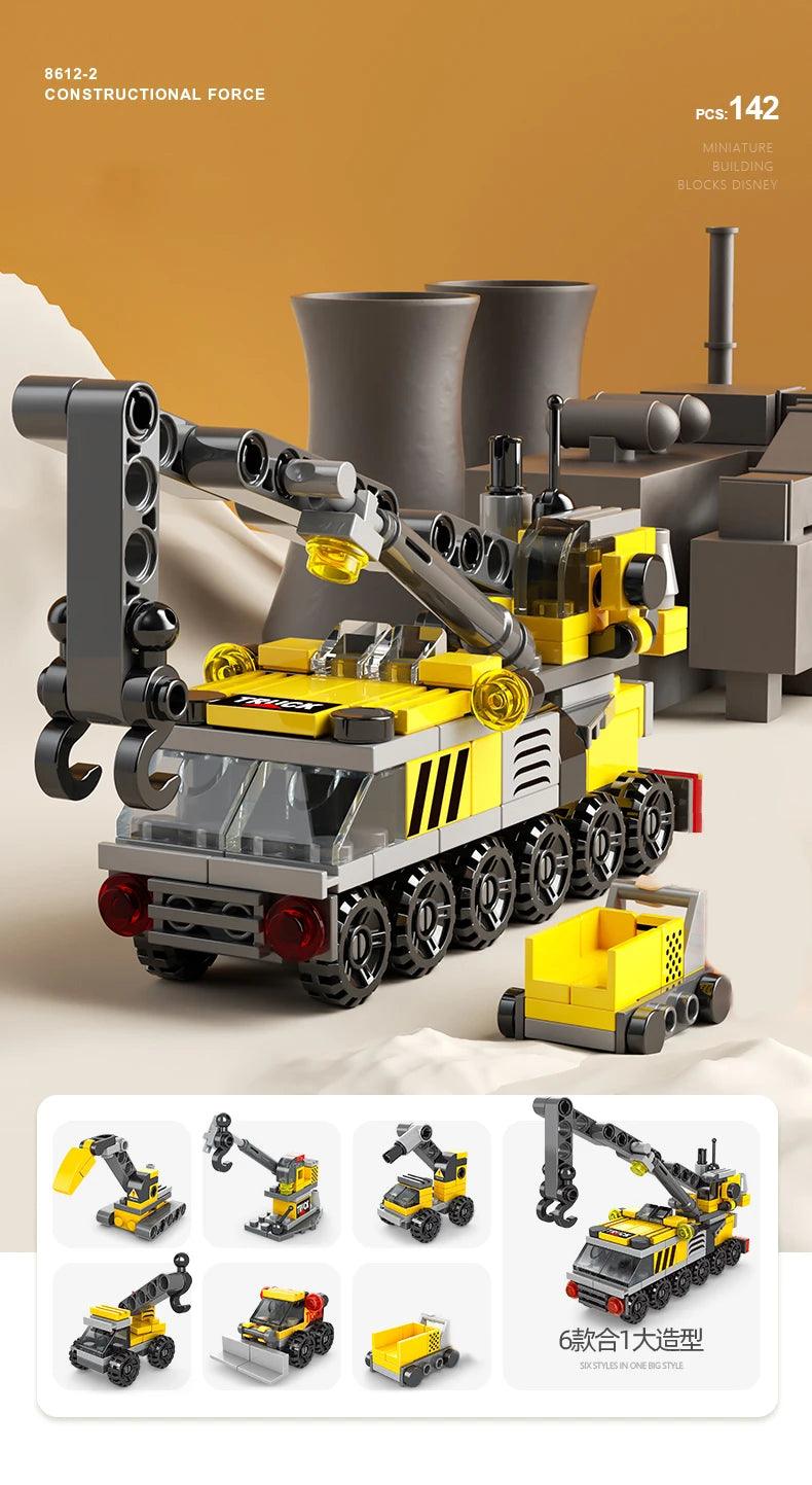 City Response Vehicles and Amenities Building Blocks Sets
