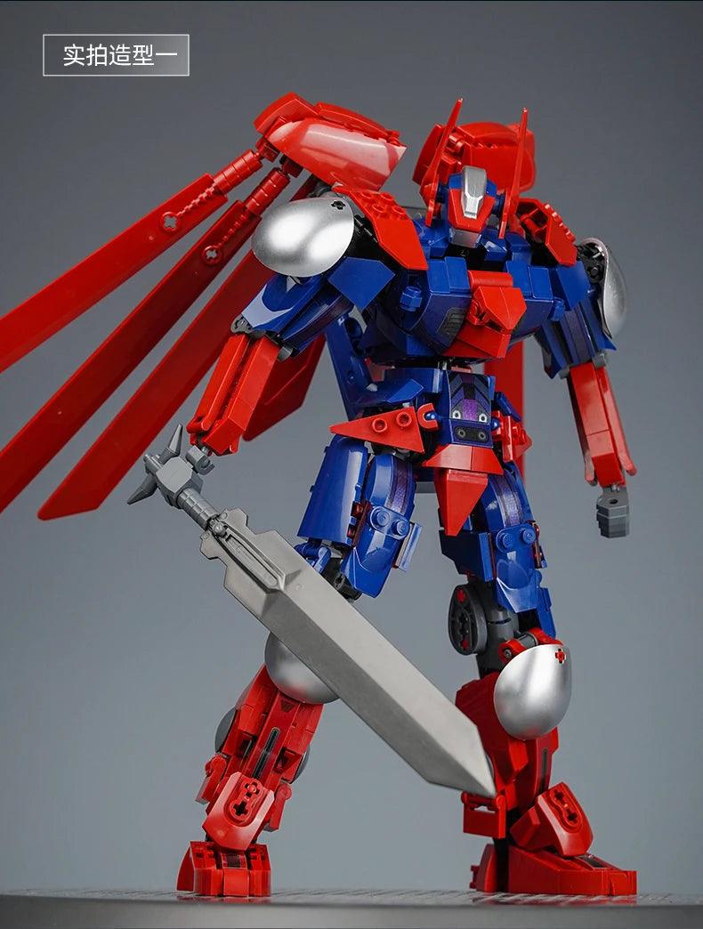 Sluban Armored Angel Swordsman Mech Robot Building Block Model Ziggy's Pop Toy Shoppe