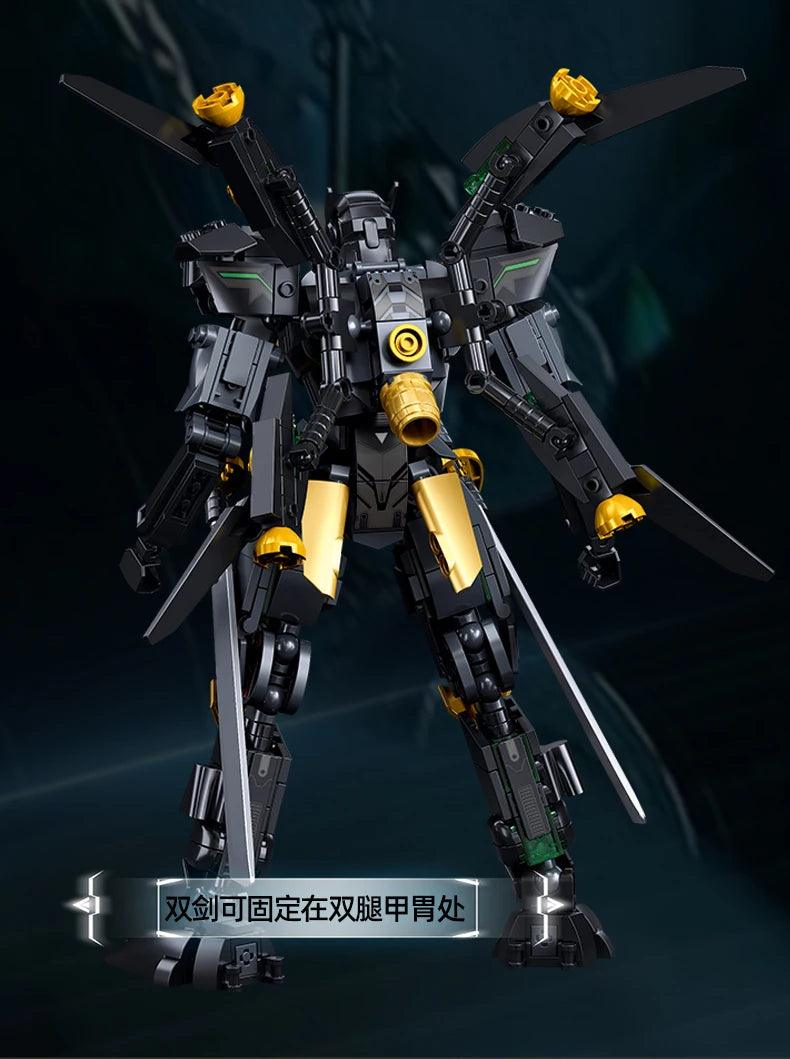 Sluban Armored Florentine Swordsman Mech Robot Building Blocks Model Ziggy's Pop Toy Shoppe