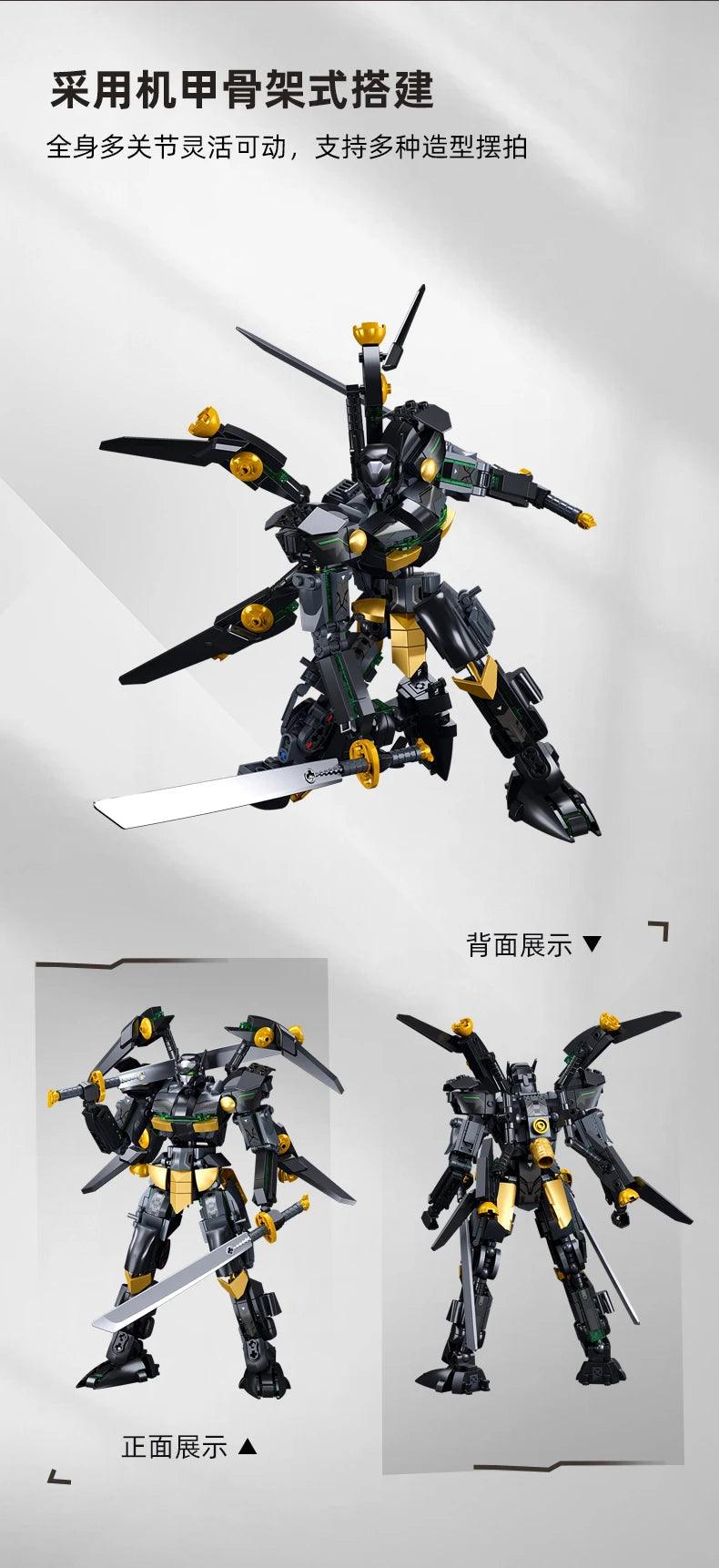 Sluban Armored Florentine Swordsman Mech Robot Building Blocks Model Ziggy's Pop Toy Shoppe