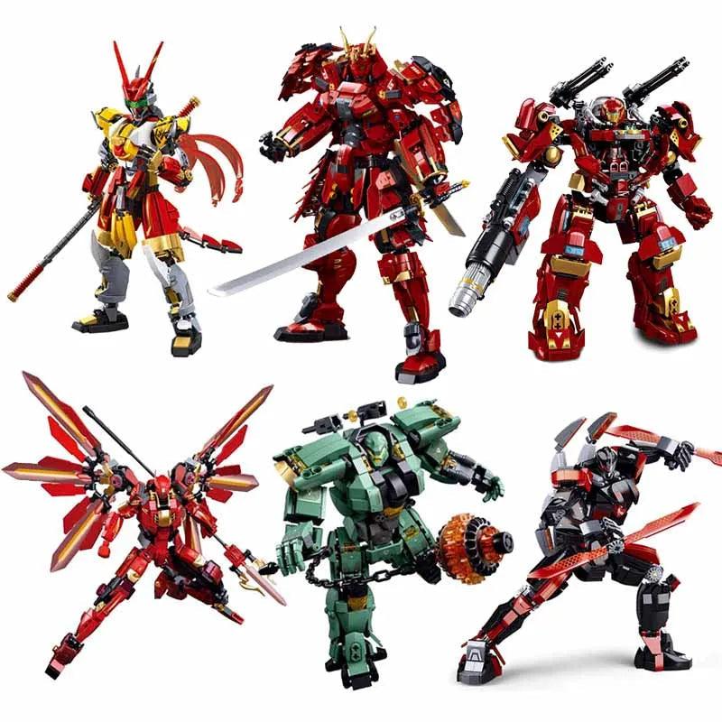 Sluban Armored Florentine Swordsman Mech Robot Building Blocks Model Ziggy's Pop Toy Shoppe