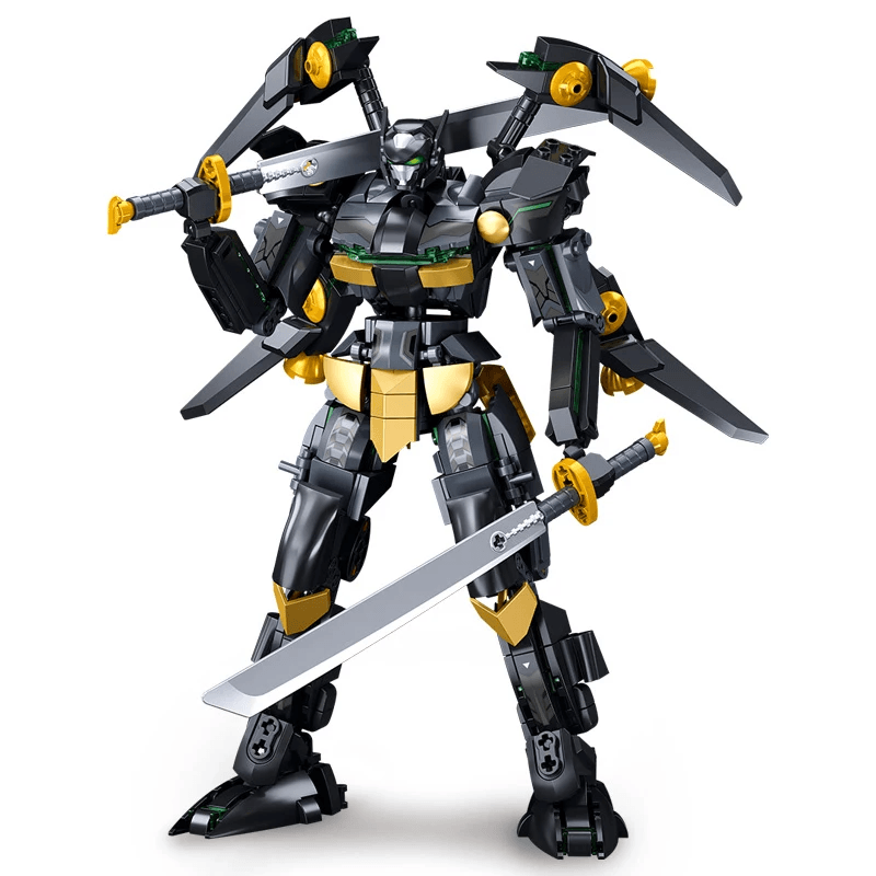 Sluban Armored Florentine Swordsman Mech Robot Building Blocks Model Ziggy's Pop Toy Shoppe