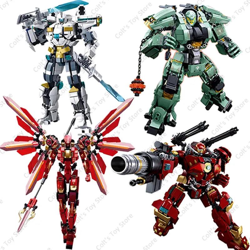 Sluban Battle Mech Swordsman Robot Building Blocks Model Ziggy's Pop Toy Shoppe