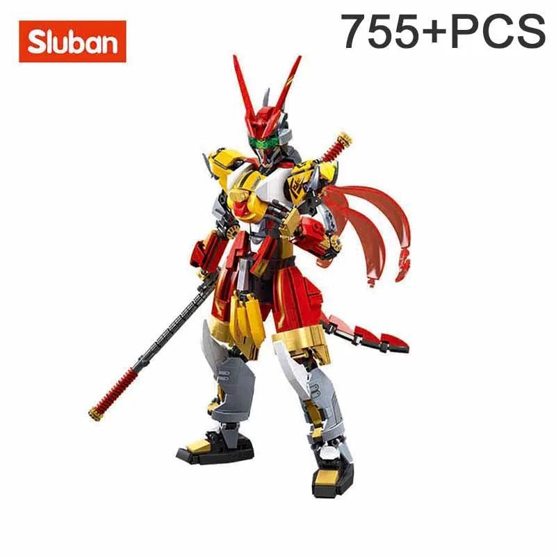 Sluban Wasp Samurai Spearman Mech Robot Building Blocks Model Ziggy's Pop Toy Shoppe