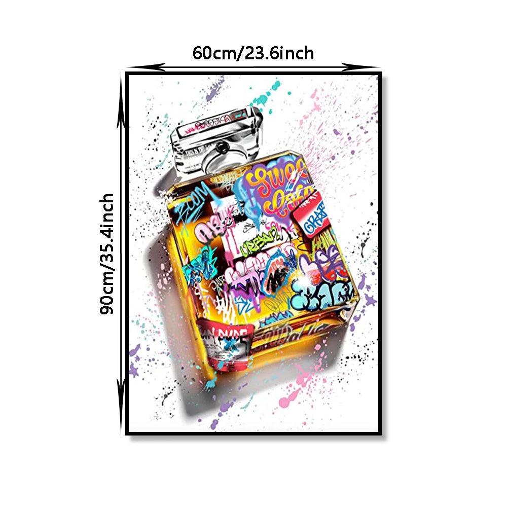 Street Graffiti Pop Art Football Helmet Canvas Ziggy's Pop Toy Shoppe