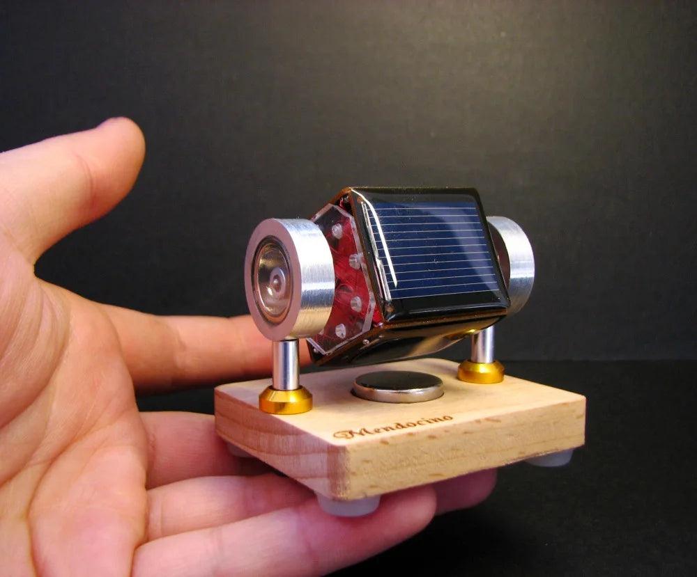 Tiny Mendocino Motor Magnetic Suspension Solar Toy Ziggy's Pop Toy Shoppe