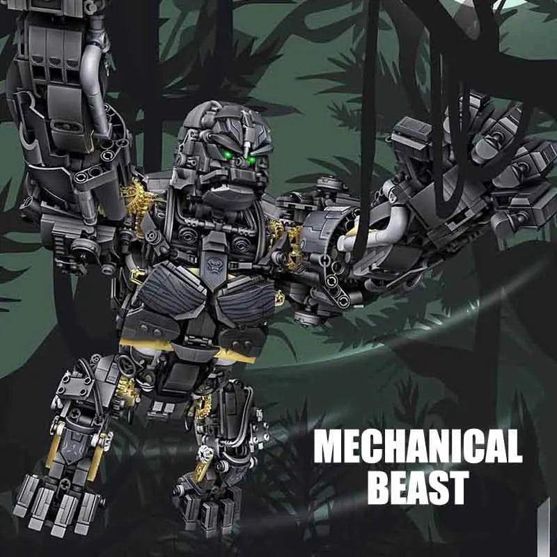 Titan Gorilla Mech Building Blocks Set Ziggy's Pop Toy Shoppe