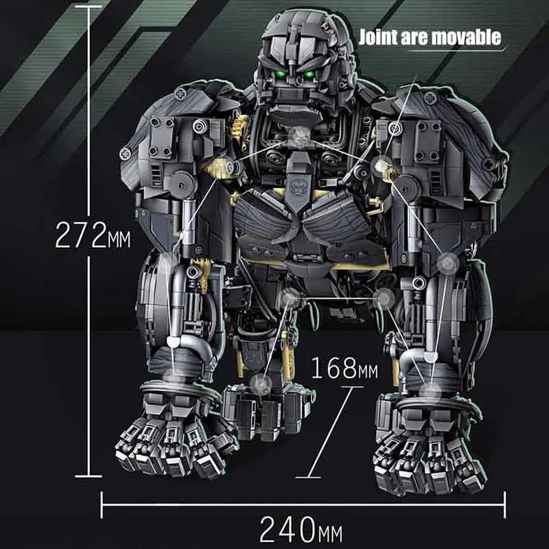 Titan Gorilla Mech Building Blocks Set Ziggy's Pop Toy Shoppe