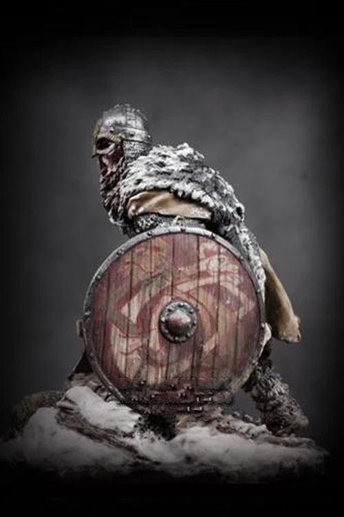 Unpainted Kit 1/24 75mm Viking Warrior Resin Figure - Unpainted Ziggy's Pop Toy Shoppe