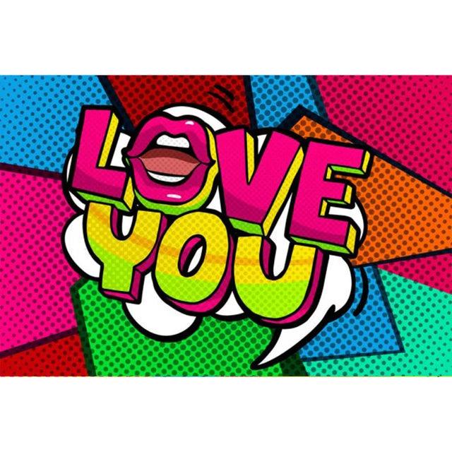 WOW Comic Style Canvas Painting Ziggy's Pop Toy Shoppe