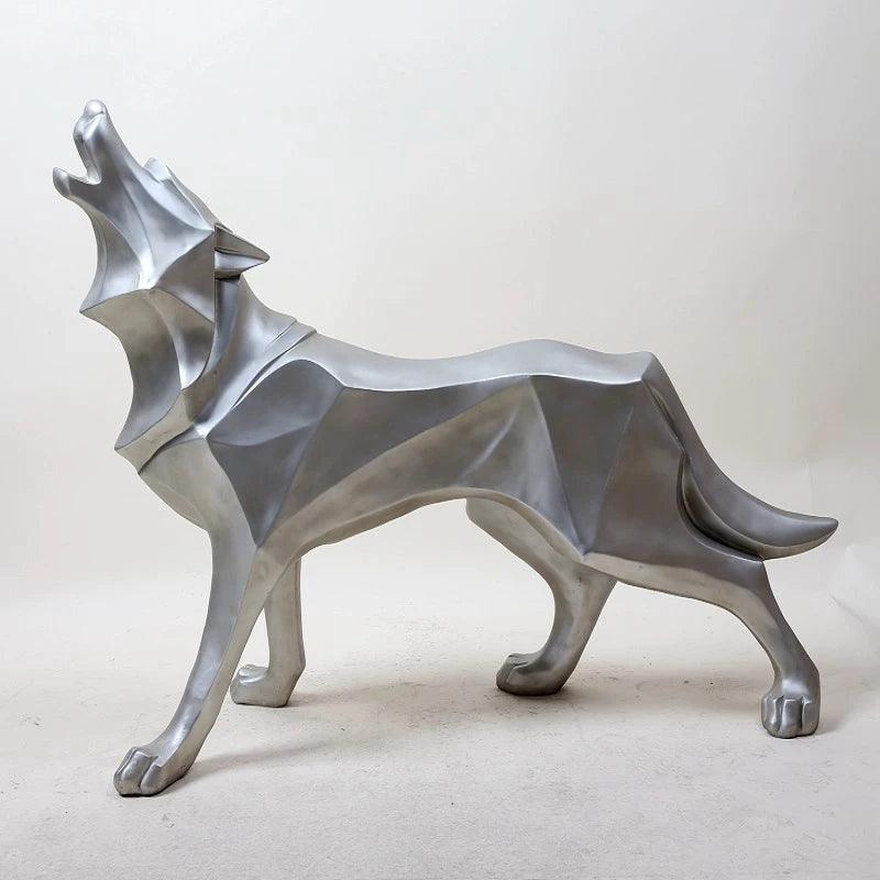 Wolf Resin Statue Model Figurines Ziggy's Pop Toy Shoppe