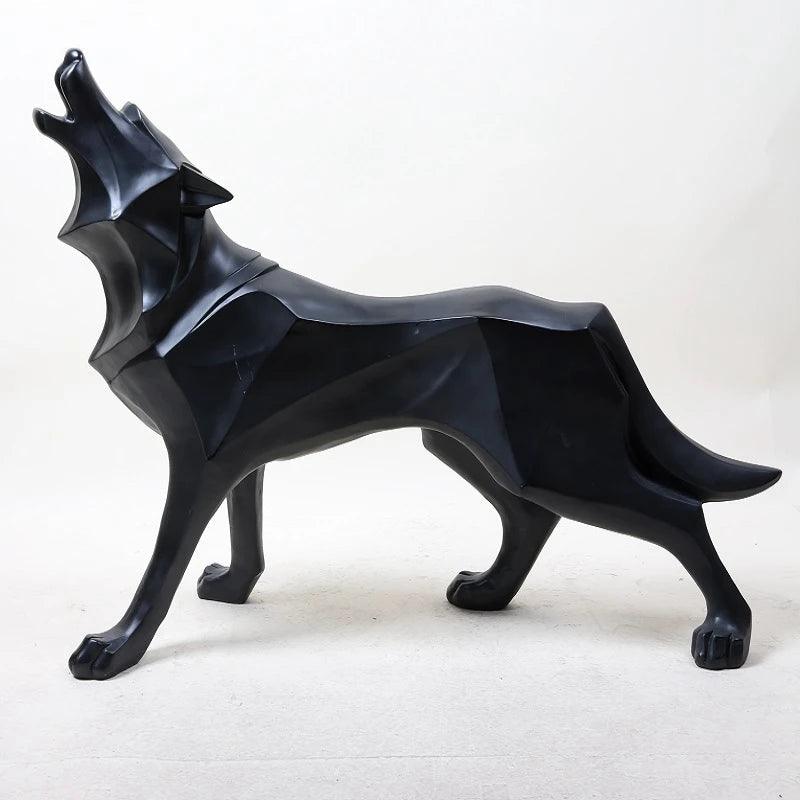 Wolf Resin Statue Model Figurines Ziggy's Pop Toy Shoppe