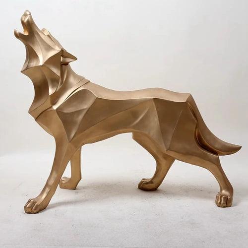 Wolf Resin Statue Model Figurines Ziggy's Pop Toy Shoppe