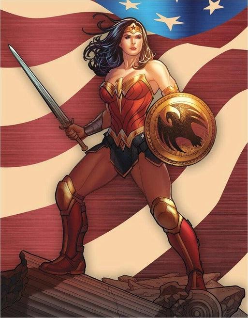Wonder Woman Sword Tin Sign Ziggy's Pop Toy Shoppe