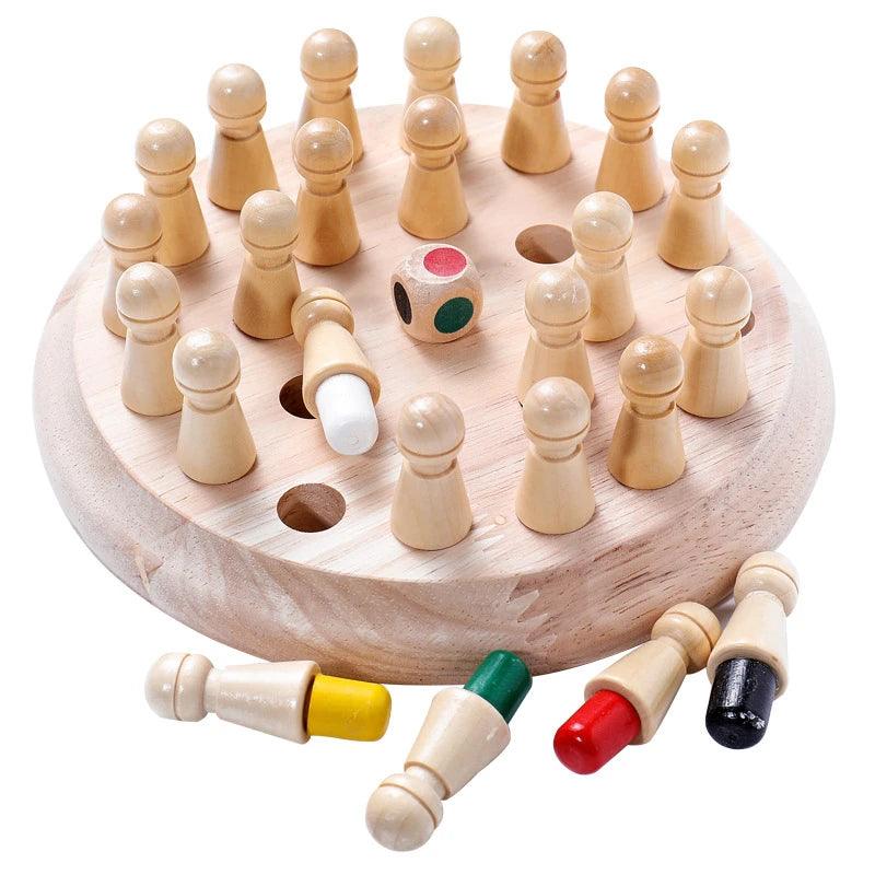 Wooden Memory Match Stick Game for Kids Ziggy's Pop Toy Shoppe