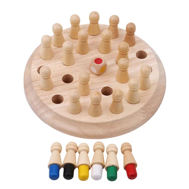 Wooden Memory Match Stick Game for Kids Ziggy's Pop Toy Shoppe