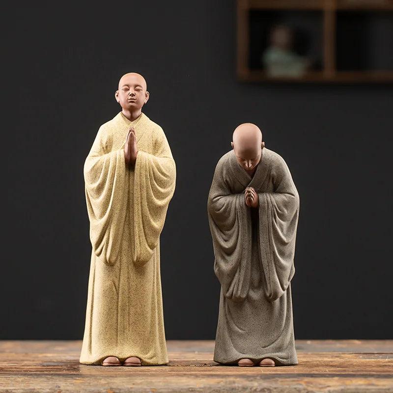 Zen Kung Fu Monk Ceramic Statues Ziggy's Pop Toy Shoppe