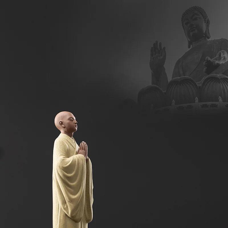 Zen Kung Fu Monk Ceramic Statues Ziggy's Pop Toy Shoppe