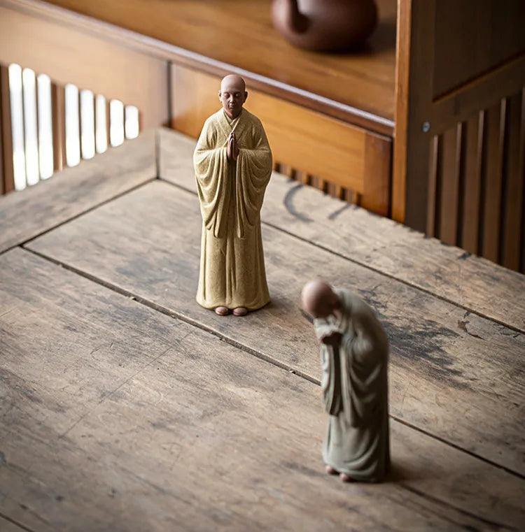 Zen Kung Fu Monk Ceramic Statues Ziggy's Pop Toy Shoppe