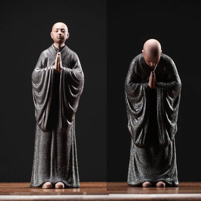Zen Kung Fu Monk Ceramic Statues Ziggy's Pop Toy Shoppe