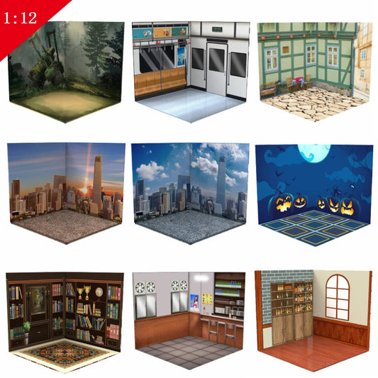 1:12 Miniature Scene Background Dioramas for Action Figures Ziggy's Pop Toy Shoppe