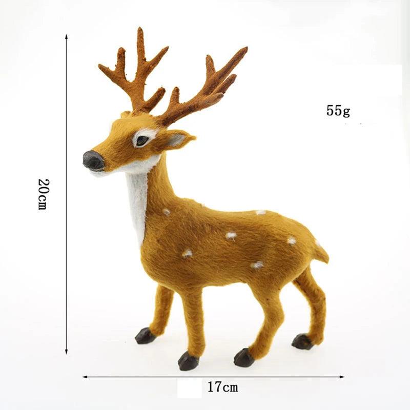 1-Piece 15/20/25cm Xmas Deer/Reindeer Plush Toy Ziggy's Pop Toy Shoppe