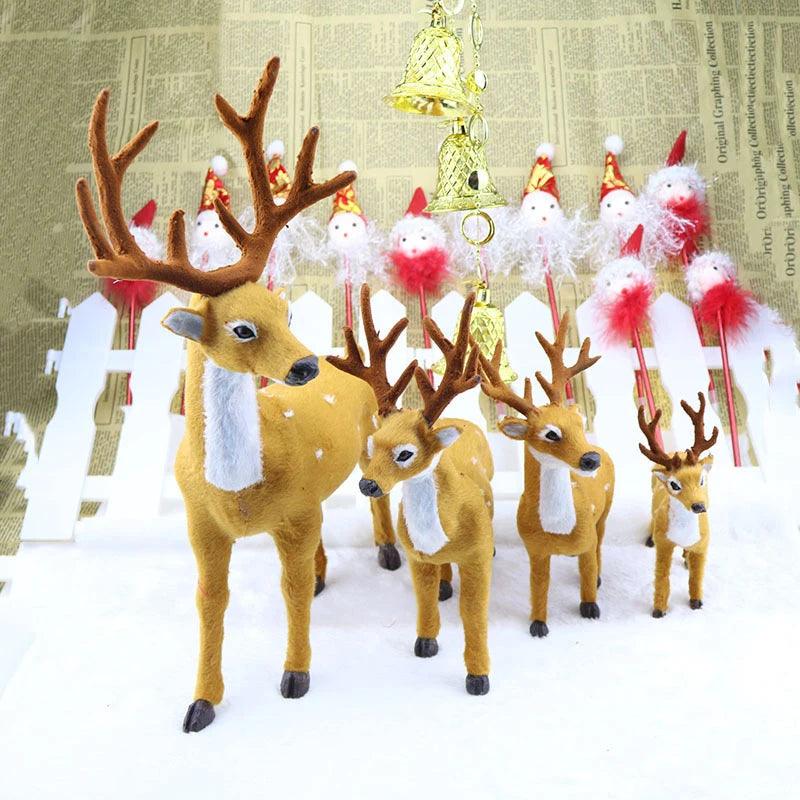 1-Piece 15/20/25cm Xmas Deer/Reindeer Plush Toy Ziggy's Pop Toy Shoppe