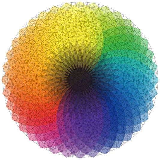 1000 Pieces Color Theory Wheel Jigsaw Puzzles Ziggy's Pop Toy Shoppe