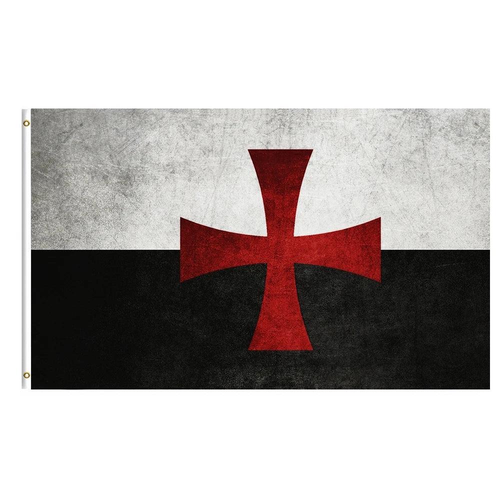 150X90cm Masonic Knight Templar Flags - 5 Styles Ziggy's Pop Toy Shoppe