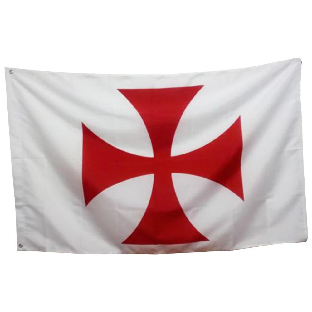 150X90cm Masonic Knight Templar Flags - 5 Styles Ziggy's Pop Toy Shoppe