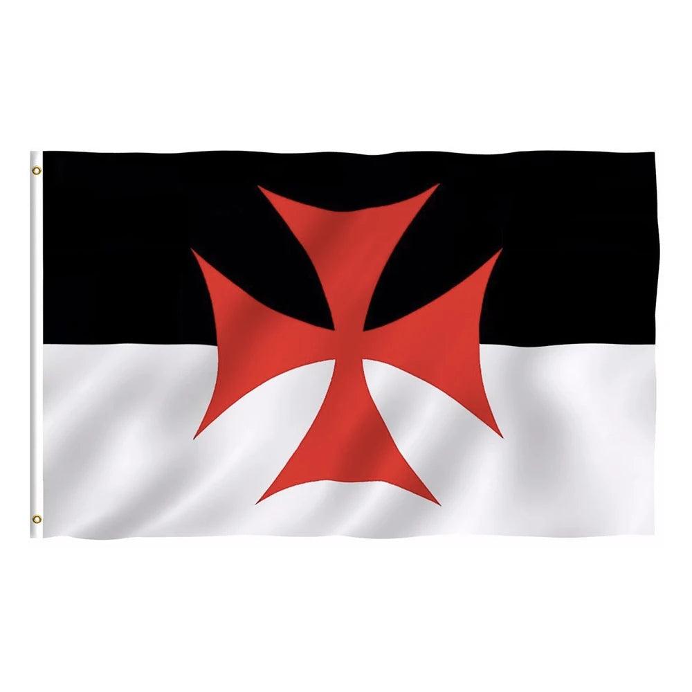 150X90cm Masonic Knight Templar Flags - 5 Styles Ziggy's Pop Toy Shoppe