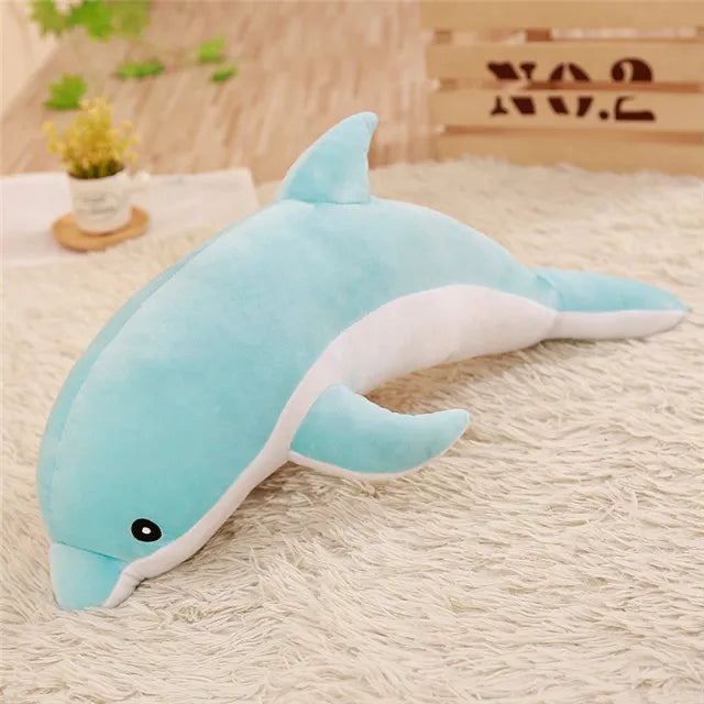 160-30cm Kawaii Soft Dolphin Plushies Ziggy's Pop Toy Shoppe