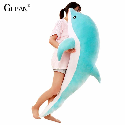 160-30cm Kawaii Soft Dolphin Plushies Ziggy's Pop Toy Shoppe