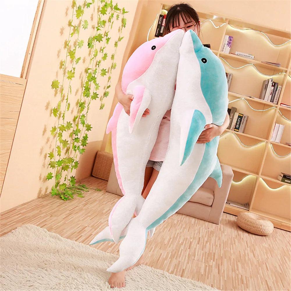 160-30cm Kawaii Soft Dolphin Plushies Ziggy's Pop Toy Shoppe