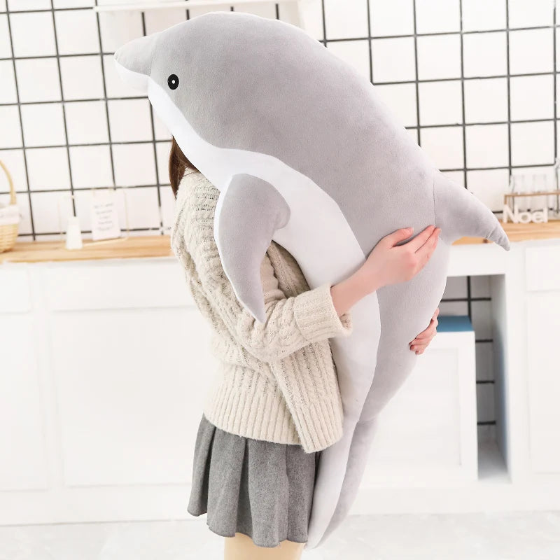 160-30cm Kawaii Soft Dolphin Plushies Ziggy's Pop Toy Shoppe