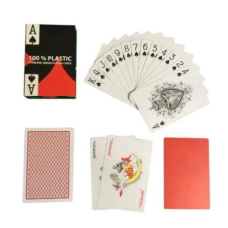 2-Deck Poker Plastic Playing Cards Ziggy's Pop Toy Shoppe