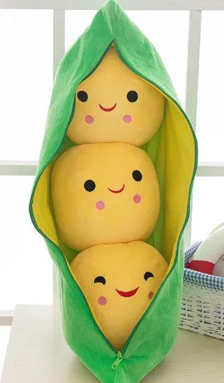 25cm Cute Peas in a Pod Plush Toys Ziggy's Pop Toy Shoppe