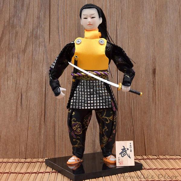 30cm Traditional Japanese Warrior Collectible Dolls Ziggy's Pop Toy Shoppe