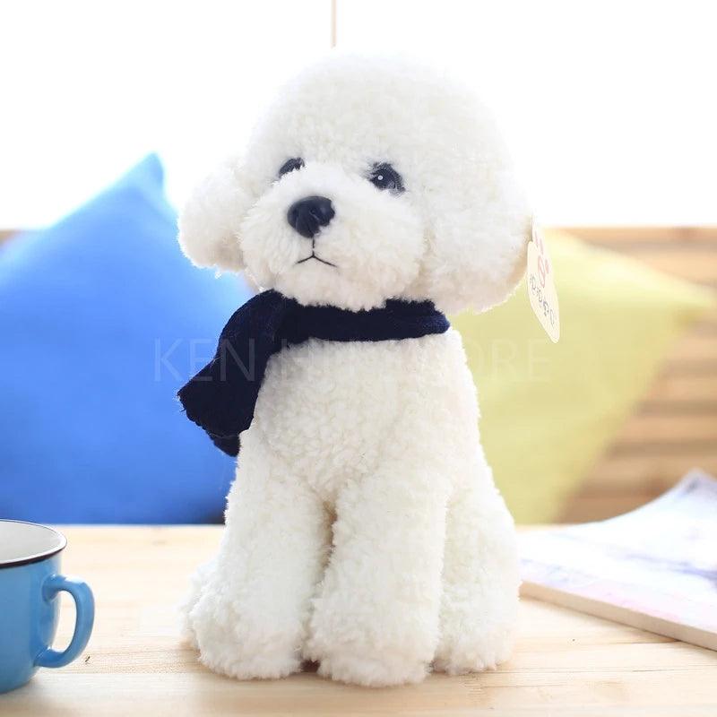 32cm Stuffed Cute Bichon Dog Plush Doll Ziggy's Pop Toy Shoppe