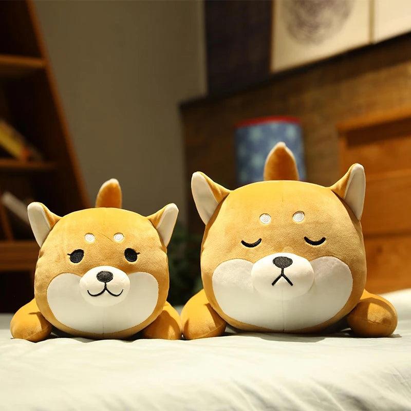 35-75cm Cute Good Morning Shiba Inu Dog Plush Toys Ziggy's Pop Toy Shoppe